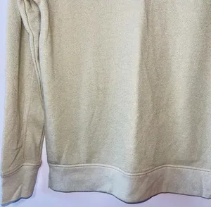 American Eagle Terry Cloth Sweatshirt Cream Gold Metallic Pullover thumbnail 5