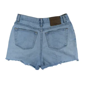 Vintage Abercrombie & Fitch High Waisted Denim Shorts Light Wash Cut Off Size 10 thumbnail 2