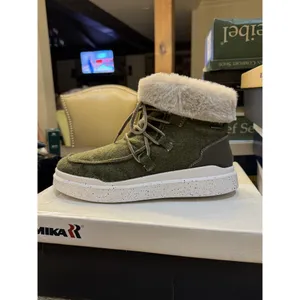 Romika Womens Helsinki 01‎ Boot Olive/Kombi size 39 Fur thumbnail 2