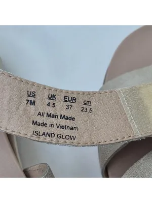 DR. SCHOLL'S Sustainable Comfort Beige Strappy Sandals Womens 7 M Metallic thumbnail 8