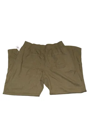 Old Navy Women’s Olive Green Linen Pants size large NWT thumbnail 4