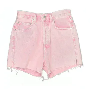AGOLDE Dee Super High Rise Pink Potion Cut Off‎ Jean Shorts size 26 thumbnail 3