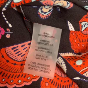 NWT Tommy Hilfiger butterfly print tie neck top‎ thumbnail 8