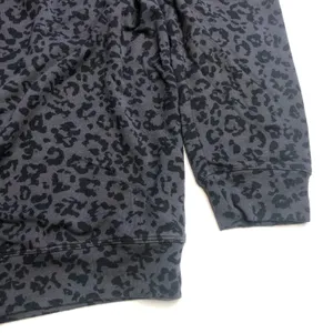 Athleta Pure Luxe Sweatshirt  Pullover Leopard Cheetah thumbnail 6
