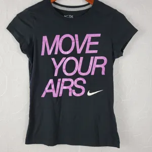Nike x The Athletic Dept Womens T-shirt Size L Blue Move Your Airs Slim Fit Tee thumbnail 8