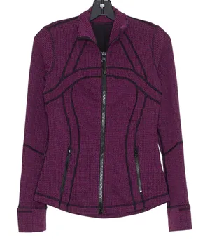 Lululemon Define Jacket Size 6 Deep Fuchsia Athletic Yoga Running Athleisure thumbnail 1