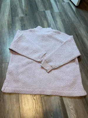 Aerie Lavender Sherpa Quarter Zip thumbnail 4