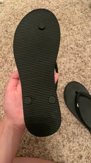 Hollister Black  Sandals thumbnail 3