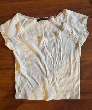 Brandy Melville Top White thumbnail 1
