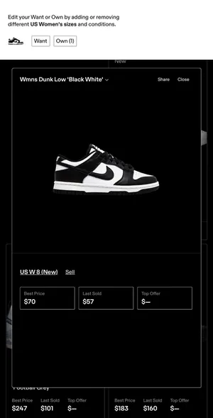 Nike Panda Dunk Low thumbnail 2