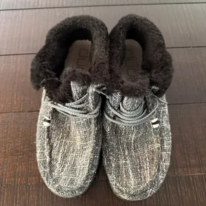 Hey Dude Britt Boho Women Size 8 Cookies and Cream Faux Fur Lined Ankle Boots thumbnail 6