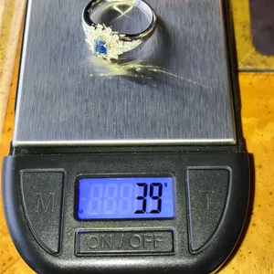 Natural Kyanite Sterling Silver Ring Size 8 thumbnail 10