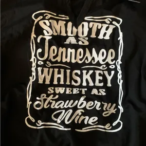 Zeagoo Smooth As Tennessee Whiskey Keyhole Sexy VNeck Country Music Graphic Tee thumbnail 5