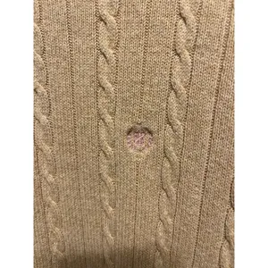 IZOD Tan Cable Knit Crewneck Sweater Sz. XL. thumbnail 2