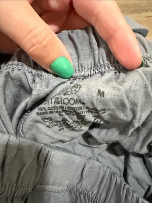 Women’s Gray Elastic Waist Boxer lounge Shorts thumbnail 2