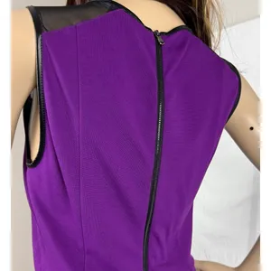 Kenneth Cole 'Eleanore' ~ Purple Illusion Mesh Party /‎ Cocktail Dress Sz 6 thumbnail 7