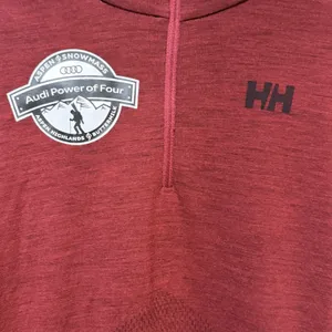 Helly Hansen Lifa Merino Seamless 1/2 Zip Womens Large Burgundy 48344-117 Audi thumbnail 3