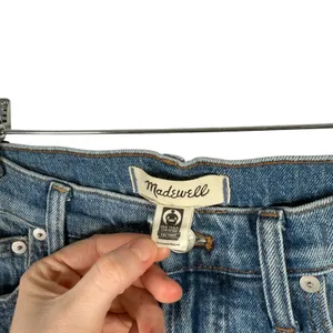 Madewell Tall Mid Rise Perfect Vintage Jean Ainsdale Wash‎ Distressed Womens 26T thumbnail 5