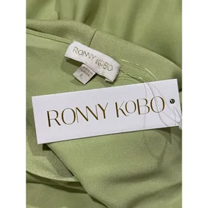 Ronny Kobo Selina Dress in Sage Large New Womens Long Maxi Dress thumbnail 8