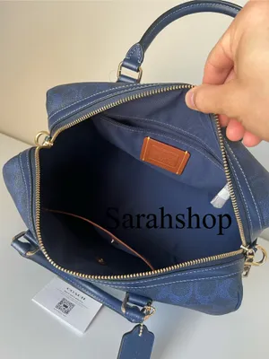 Coach Rowan Large Satchel Bag In Signature Canvas thumbnail 8