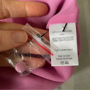 Astr Jodie Dress Pink Size XS Asymmetrical Crisscross Strap Keyhole Wedding thumbnail 6