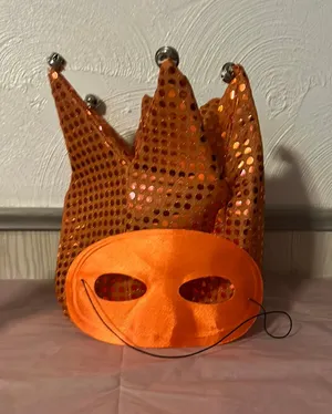 Halloween mask Orange Size undefined thumbnail 1