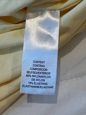 Wayf One-Shoulder Ruched Camisole in Light Yellow thumbnail 6