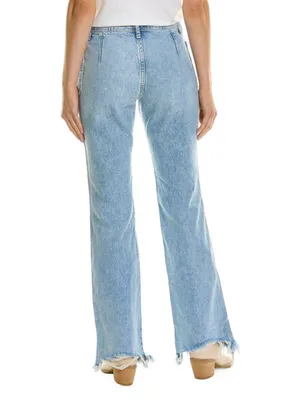 FREE PEOPLE IZZY FLARE JEAN BLUE 31 thumbnail 7