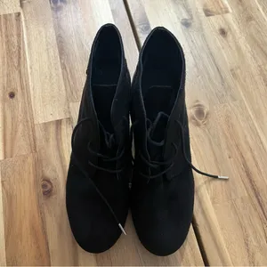 Dr. Scholl’s Dynasty Black Lace-Up Ankle Booties Women’s 7.5 thumbnail 2