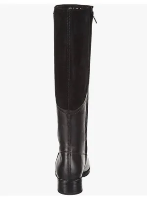 Geox Black Over-the-Knee Leather Riding Boots Size 7 thumbnail 6