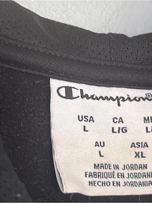 Champion Black Quarter-Zip Pullover Hoodie thumbnail 4