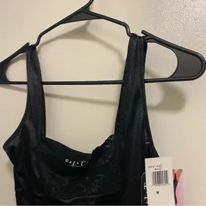 FIT Womens Black Body Suit Sexy Control M Medium Bust 36” Shapewear 303727 NWT thumbnail 2