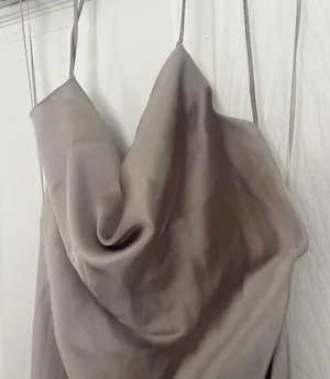 Cava Satin Camisole Dress Strap Open Back thumbnail 5