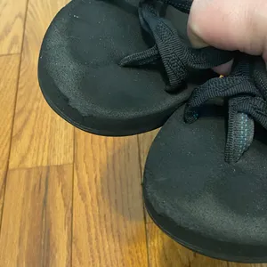 Women's Black Teva Olowahu‎ Flip-Flops Sandals 6840C Size 9 thumbnail 4