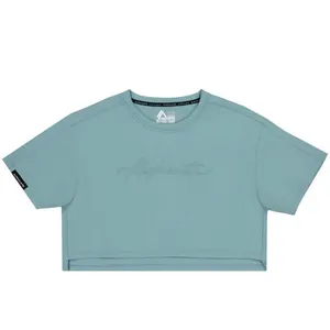 Alphalete Woman’s ELMTS Short SLEEVE Crop - Teal , Size XS thumbnail 2