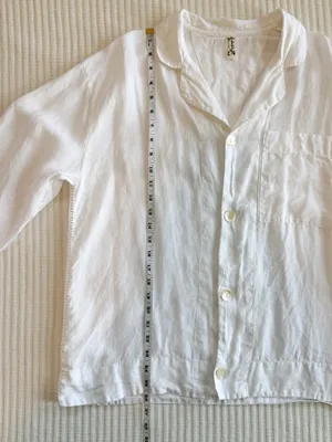 Intimately by Free People Linen Button Down Shirt with Mother of Pearl Buttons thumbnail 7