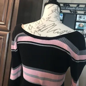 Derek Heart Long Sleeve Sweater Dress Large thumbnail 13