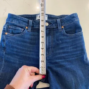 Paige Colette‎ Crop Flare Jeans in Mai Tai size 24 thumbnail 10