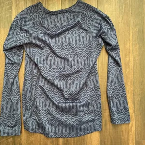 Patagonia Capilene Midweight Baselayer Top Blue Print Long Sleeve Size M Hiking thumbnail 6