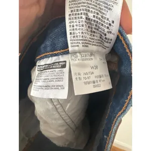 Levi's 501 Denim Shorts Distressed Cutoff Blue‎ Button Fly Women's W28 thumbnail 3