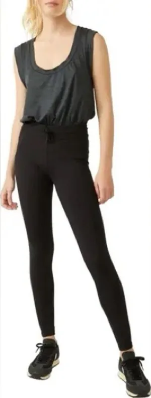 FP Movement by Free People Off To‎ The Races Jumpsuit - Size S - Black - NWT thumbnail 1