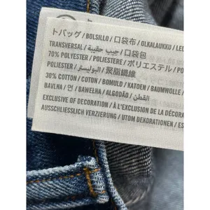 Abercrombie & Fitch The Ankle Straight Ultra High Rise Blue Denim Jeans Size 12 thumbnail 7