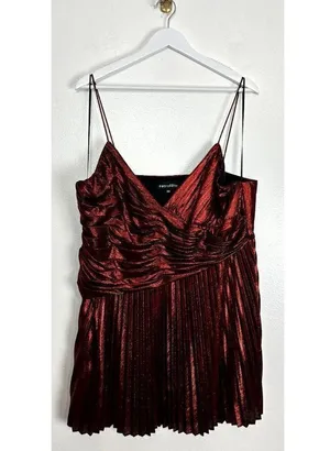 Retrofête Lumi Dress in Red Size XX-Large thumbnail 3