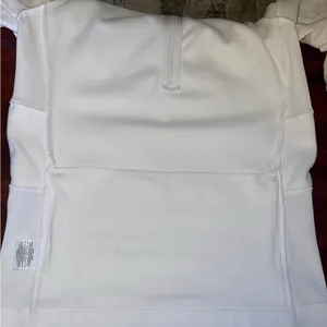 Nike golf women 1/2 zip cover-up Long sleeve size M White-Zip Pullover thumbnail 7