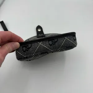 Dooney & Bourke‎ Signature Quilt Flap Wristlet Authentic Vintage Denim pouch y2k thumbnail 3