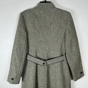 Vintage 50s‎ 60s Jill Jr 100% Pure Wool Long Over Coat Union Made in USA Small thumbnail 6