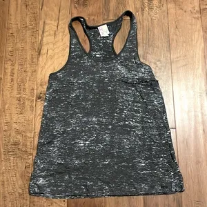 Roxy Gray Heather Racerback Tank Top thumbnail 1