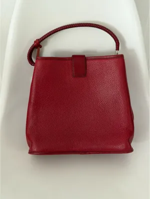 Brighton red leather handbag thumbnail 2