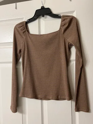 12th Tribe Long Sleeve Striped Top thumbnail 2
