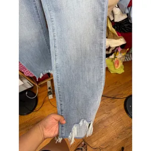L'AGENCE Harlem‎ Frayed Skinny Jeans Tahoe Blue Size 32 2655BEK thumbnail 14